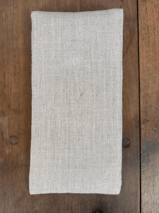 Étui à lunettes ou pochette téléphone lin brodé "Cheval"